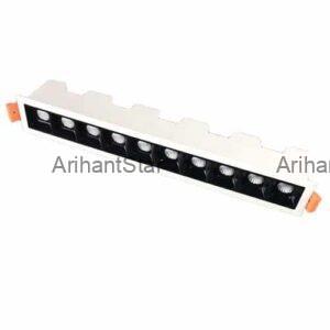 ArihantStar LED White Body Linear Spot Light for Ceiling, Compatible with LED and Driver (2W - 24W) Arihant Star Led Designer Linear Lighting Fixtures 2022
