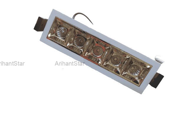 Arihant Star Philips Led Spotlight Led Lights For Home Online With Philips Driver (White Body Rose Gold Reflector)