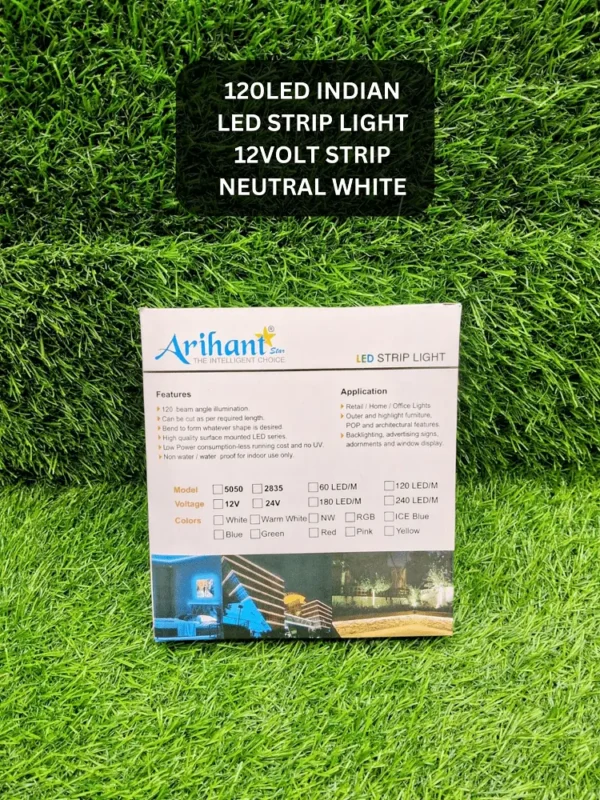 120 Led Strip Lights Arihant Star For Bedroom, Kitchen, Ceiling Decoration, False Ceiling - Neutral White