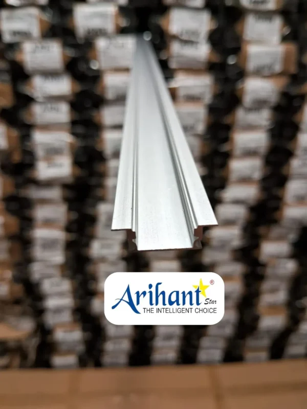 Arihant Star 17X06mm Aluminium Profile Light Channel For Strip Lights (Surface & Collar) For False Ceiling, Room, Almirah, Hall, Bedroom, Wall