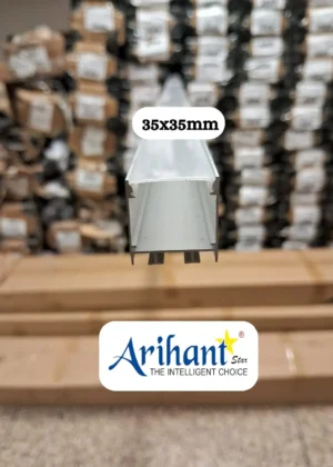 Arihant Star (35x35)mm Aluminium Led Profile Light Size 35mm For Strip Light (Collar Or Surface) Housing Profile Design