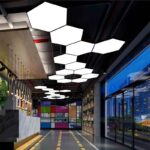 Arihant Star Hexagon Hanging Designer Moon Light For Gym, Showroom, Office, Malls