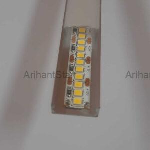 ArihantStar (17X06mm) Aluminium Profile Housing 3 Metre (Without Led And Without Driver)