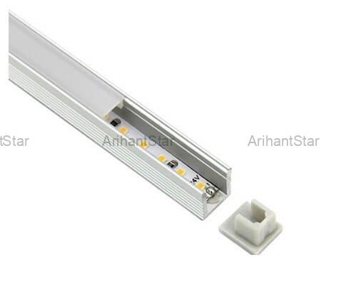 ArihantStar Led Aluminium Profile Led Lights For Ceiling (08X09mm) 2 Metre | Profile Hanging Light