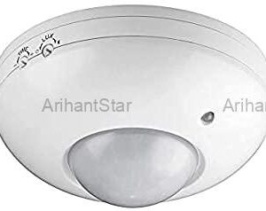 ArihantStar 360 Degree Mini Ceiling Mounted Motion Sensor with Light Sensor | Energy Saving Device| 18 Months Warranty