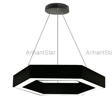 Arihant Star Hexagon Ring Light 42w Indoor light (600x70mm)