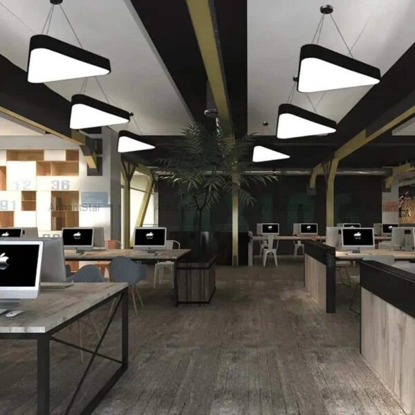 Arihant Star Hanging Triangle Designer Profile Moon Light For Showroom, Restaurant, Malls, Gym