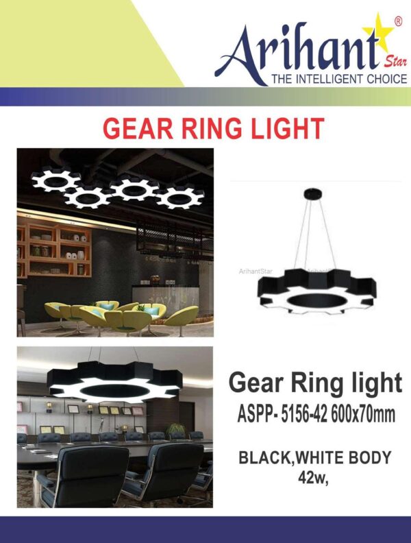 Arihant Star Gear Ring Light 42w Indoor light (600x70mm)