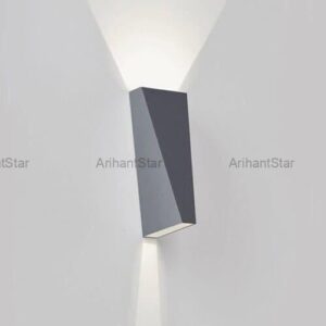 Arihant Star Best Wall Decoration 2 Way Led Wall Lights For Outdoor India (Black And Dark Grey Body Color)