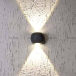 Arihant Star Large 2 Way Round Wall Decoration Light 6w For Outdoor, Living Room, Bedroom