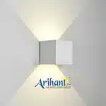 Arihant Star Led 12W 2 Way Square Up And Down Outdoor Ray Wall Lights For Living Room, Outdoor, Indoor, Ip65 Lamp