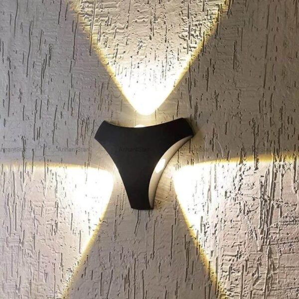 Arihant Star 3 Way Outdoor Wall Decoration Lights 6W For Bedroom, Bathroom, For Living Room India