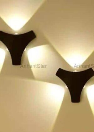 Arihant Star 3 Way Outdoor Wall Decoration Lights 6W For Bedroom, Bathroom, For Living Room India