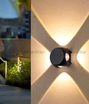 Arihant Star Best 4 Way Sqaure Outdoor Wall Washer Decorative Light 8W For Living Room, Bedroom, Bathroom