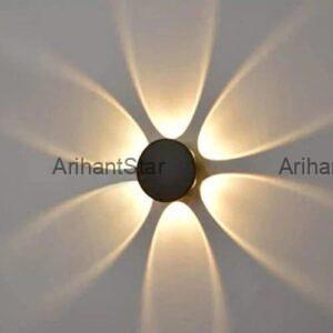 Arihant Star 6 Way Led Wall Light Outdoor 6W For Garden, Hotel, Bedroom, Living Room