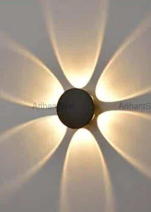 Arihant Star 6 Way Led Wall Light Outdoor 6W For Garden, Hotel, Bedroom, Living Room