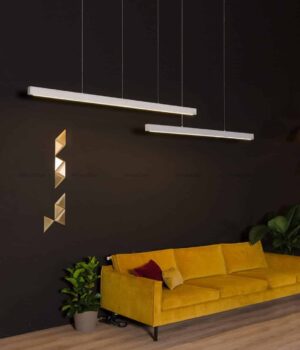 Arihant Star 4 Feet Hanging Linear Pendant Light 42W For Office, Hall, Gym, Shops With Company Driver (Fulham or Bag)