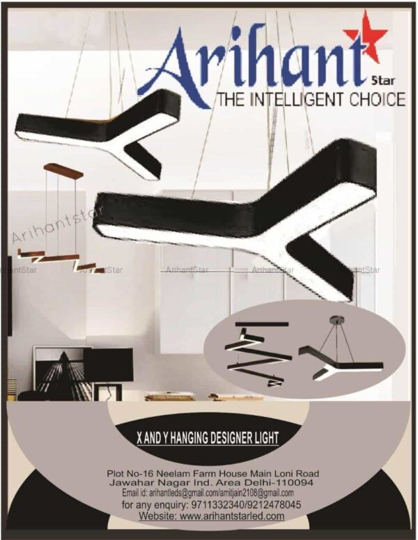 Arihant Star Led Y Shape Hanging Designer Light
