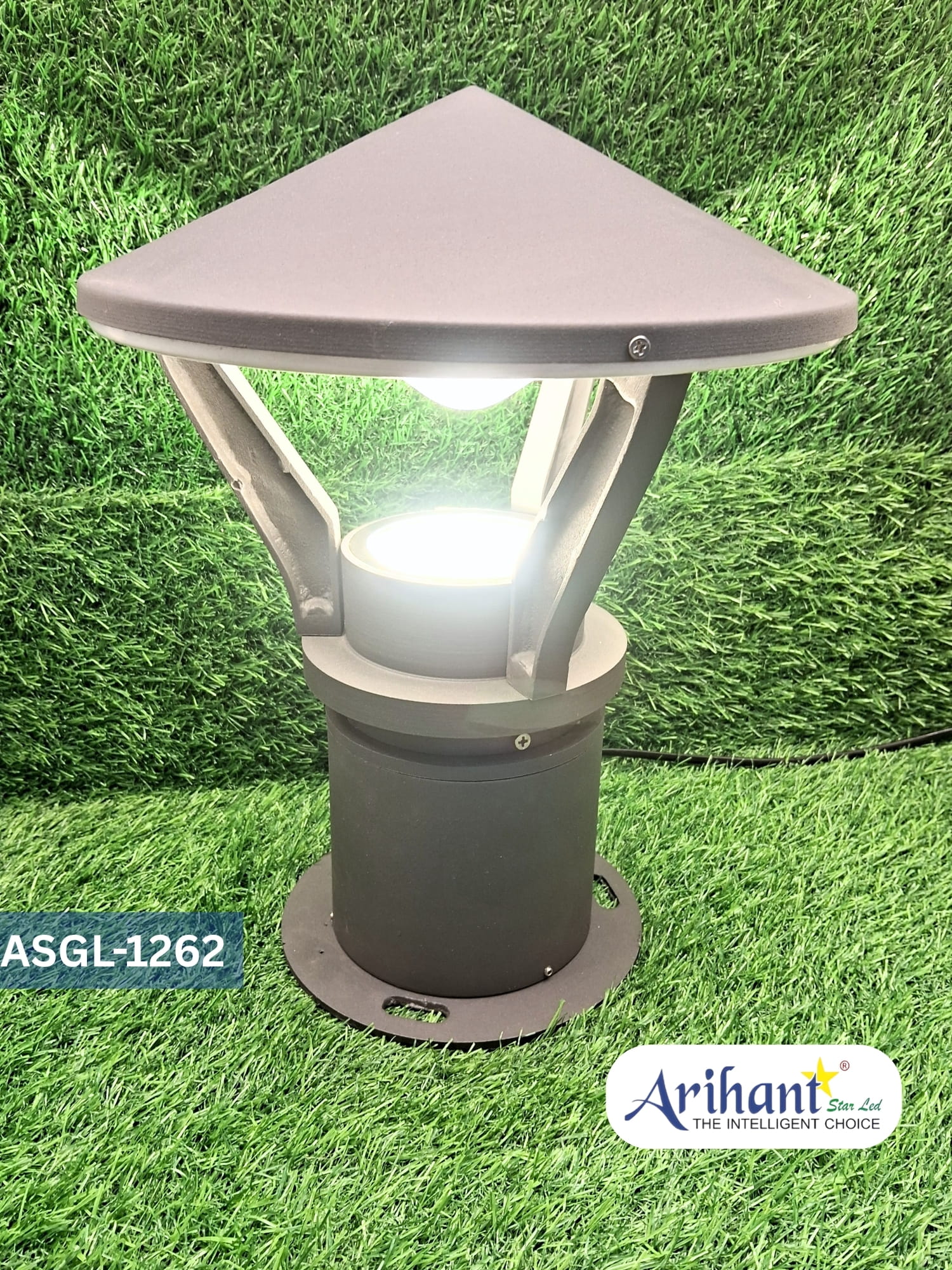 Arihant Star Modern Pillar Gate Light for Home Exterior Arihant Star Modern Pillar Gate Light for Home Exterior