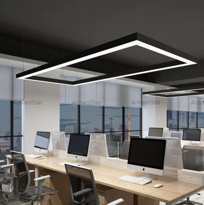 (1200x2400)mm Rectangle Hanging Designer Light - Arihant