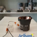Arihant Star 12W Cob Concealed Led Downlight For Ceiling Rose Gold Reflector Philips Driver In India