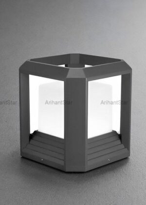 Arihant Star 10.5 inch Led Main Gate Pillar Light 15W Dark Grey India