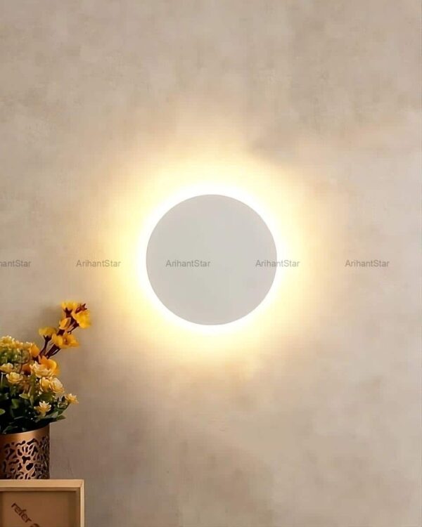 Arihant Star 12W Fancy Round Moon Wall Decoration Light Ip54
