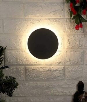 Arihant Star 12W Fancy Round Moon Wall Decoration Light Ip54