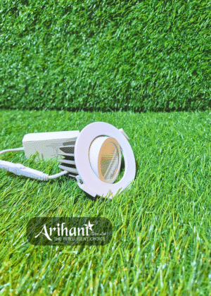 12W Round Downlight For False Ceiling In Aluminium Body