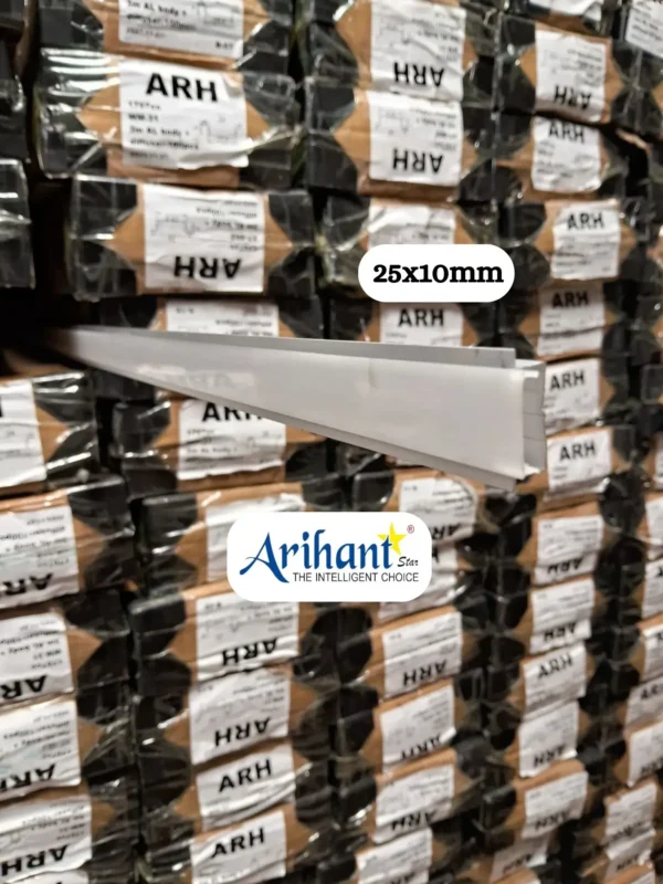 Arihant Star 25x10mm Profile Aluminium Channel For False Ceiling Design Pop Modern Living Room (Recessed & Surface)