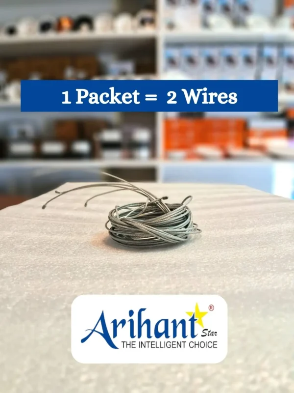 Arihant Star Clutch Wire Rope For Hanging Lights Set With Accessories Adjustable - Cable Gripper
