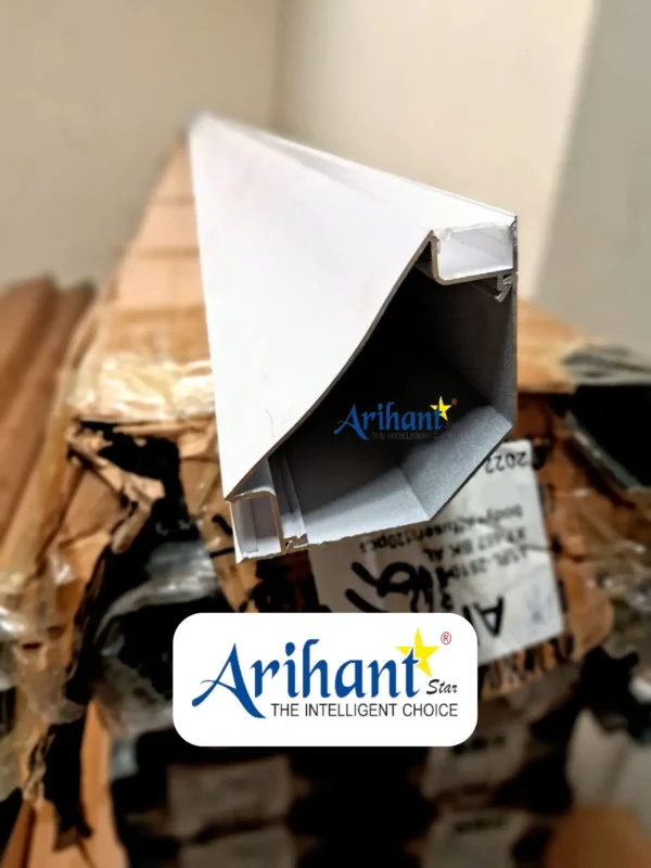 Arihant Star Ceiling Aluminium Corner Profile Light Channel (68X68)mm Price For Interior, Rooms, Office, Gyms, Salon, Hotel Led Strip Light Corner Profile