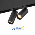 Arihant Star Led 10W Magnetic Track Lighting India 48V COB For Ceiling, Showrooms, Living Room Manufacturer - Black Body (Track Spotlight)