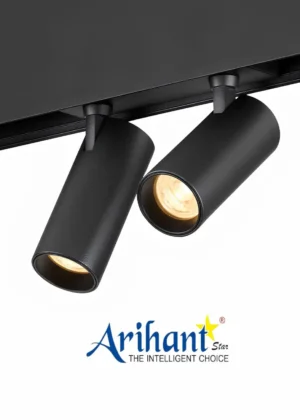 Arihant Star Led 10W Magnetic Track Lighting India 48V COB For Ceiling, Showrooms, Living Room Manufacturer - Black Body (Track Spotlight)