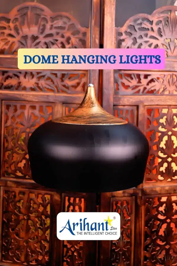 Arihant Star 300mm Ceiling Hanging Dome Light For Home, Restaurant, Hotel, Living Room In India - Pendant Light