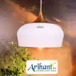 Arihant Star 300mm Dome Light White Aluminium Ceiling Hanging For Restaurant, Living Room Online In India