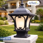 Arihant Star 15 Inch Pillar Light for Main Gate | Modern Outdoor Entrance Lighting
