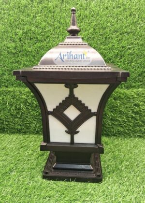 Arihant Star 15Inch Aluminium Gate Lamp For Pillars - Waterproof Light For Front Design