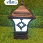 Arihant Star 15Inch Aluminium Gate Lamp For Pillars - Waterproof Light For Front Design