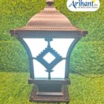 Arihant Star 15Inch Aluminium Gate Lamp For Pillars - Waterproof Light For Front Design