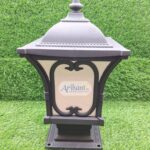 Arihant Star Pillar Light Design For Main Gate Decoration Or Outdoor Gate Lamp For Modern Entrance