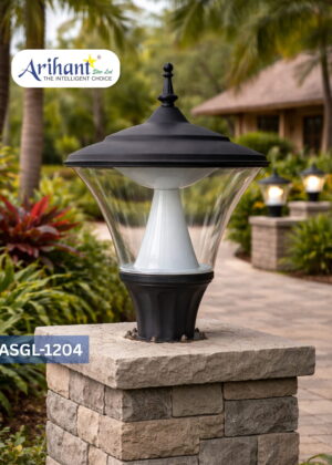 Arihant Star Decorative Post Pillar Gate Light for Bungalow, Resort & Hotel Garden