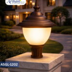 Arihant Star LED Main Gate Pillar Light | Modern Aluminium Outdoor Lighting