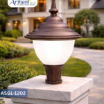 Arihant Star LED Outdoor Pillar Light for Main Gate | Stylish Home Exterior