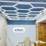 Car Detailing Showroom Hexagon Honey Comb Light Design