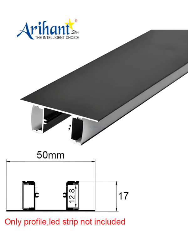 Arihant Star 50mm Profile Light For Ceiling Surface Mounted Double Sided Aluminium Profile Design (3)