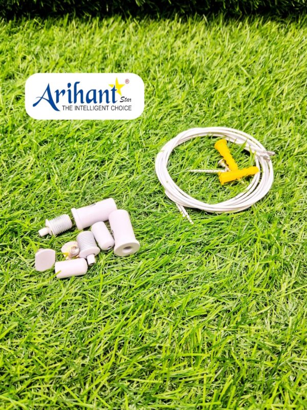 Arihant Star Clutch Wire Rope For Hanging Designer Lights 1Meter In White Color