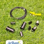 Arihant Star Hanging Clutch Wire For Lights In Black Color 1Meter