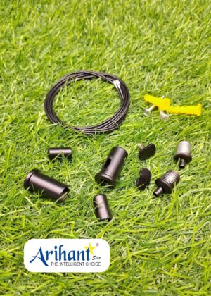 Arihant Star Hanging Clutch Wire For Lights In Black Color 1Meter
