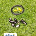 Arihant Star Hanging Clutch Wire For Lights In Black Color 1Meter Or Hanging Set With Accessories Adjustable